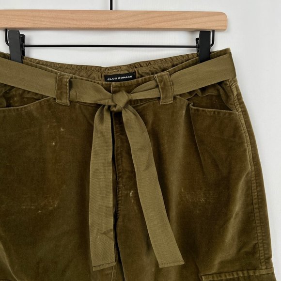 Vintage Olive Green Cargo Joggers - Picture 2 of 8